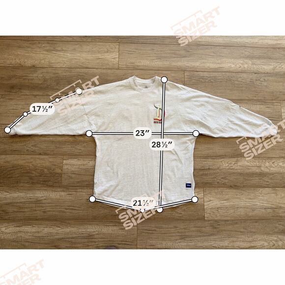 Disneyland Pastel Spirit Jersey Adult Small Ivory Nostalgic Puffy Cozy Lettering - Picture 4 of 4